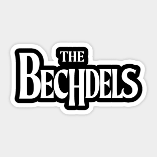 The Bechdels Test T-Shirt, Parody Beatles Tee Sticker